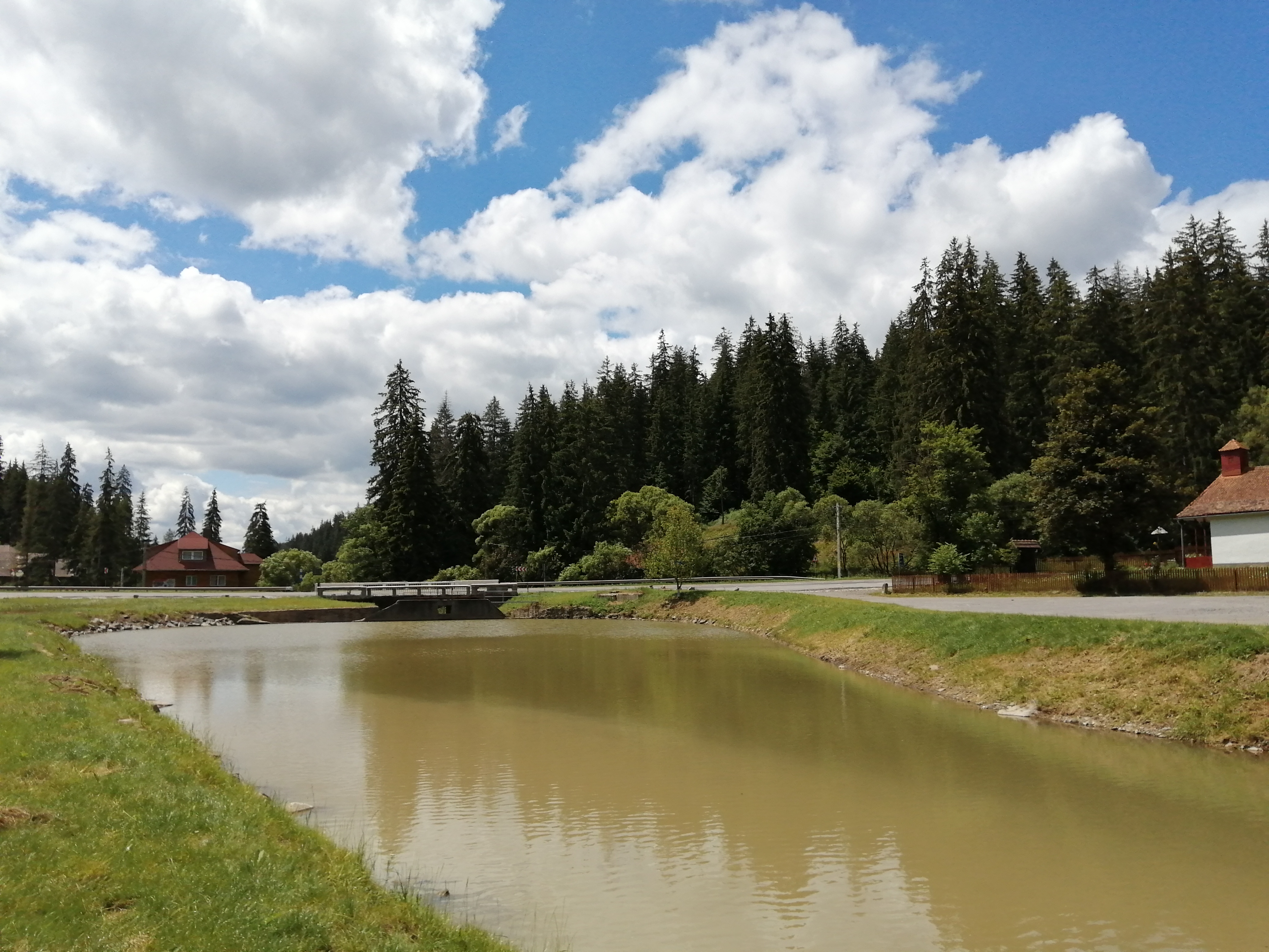 Lacul la Băile Homorod
